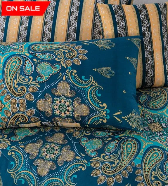 100% Pure Cotton 7 Piece Comforter Set - L24