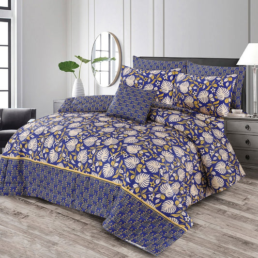 100% Pure Cotton 7 Piece Comforter Set - L28