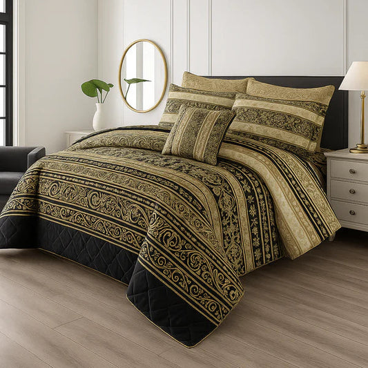 100% Pure Cotton 7 Piece Comforter Set - L90