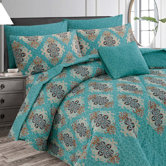 100% Pure Cotton 7 Piece Comforter Set - L30