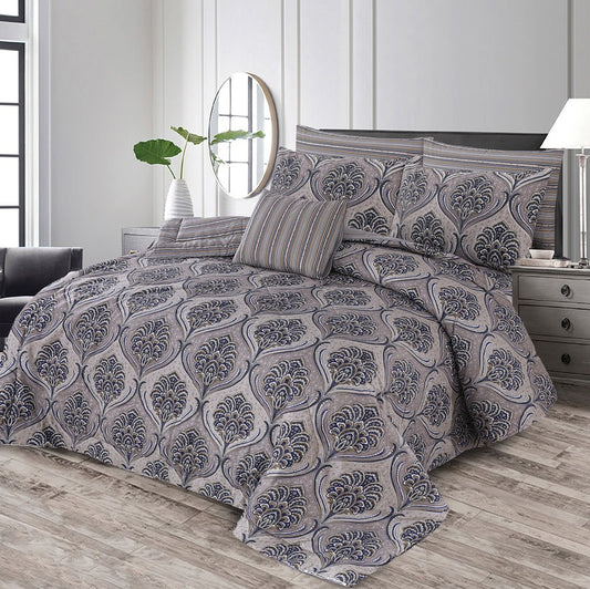100% Pure Cotton 7 Piece Comforter Set - L32