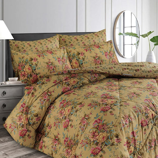 100% Pure Cotton 7 Piece Comforter Set - L92