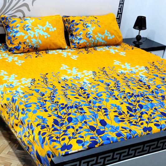 3-Piece Crystal Cotton Bedsheet Set - B20