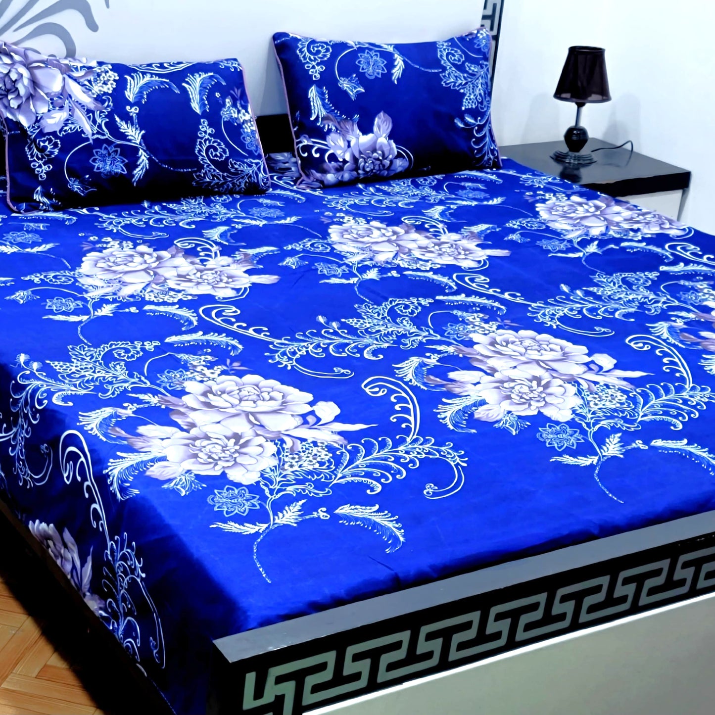 3-Piece Crystal Cotton Bedsheet Set - B36