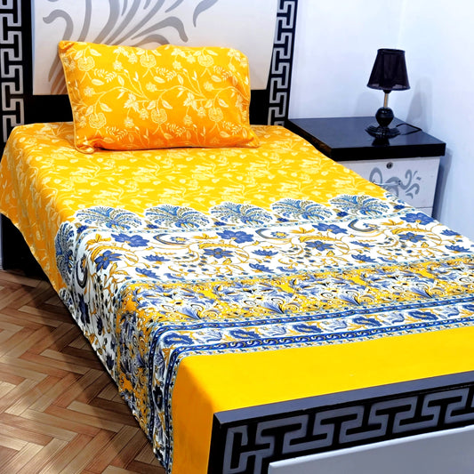 4Pc Single Bed Sheet Set - E4