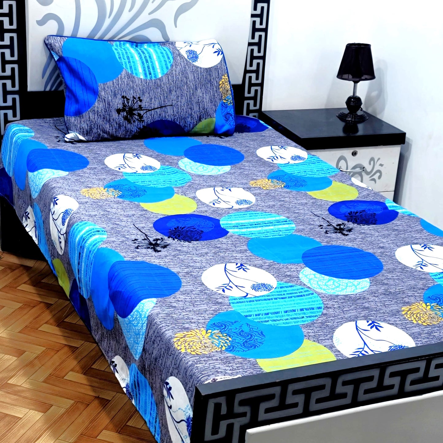 4Pc Single Bed Sheet Set - E9