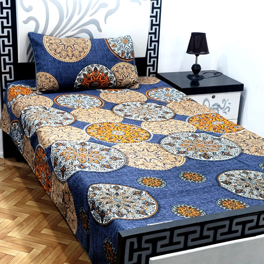 4Pc Single Bed Sheet Set - E13