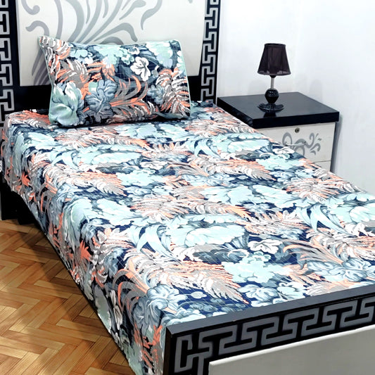 4Pc Single Bed Sheet Set - E21