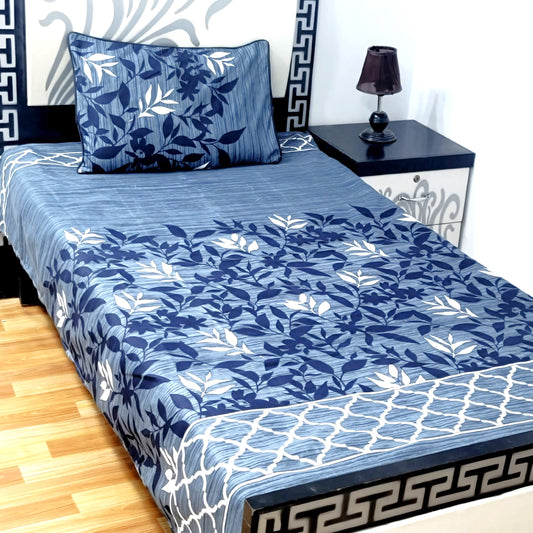 4Pc Single Bed Sheet Set - E37