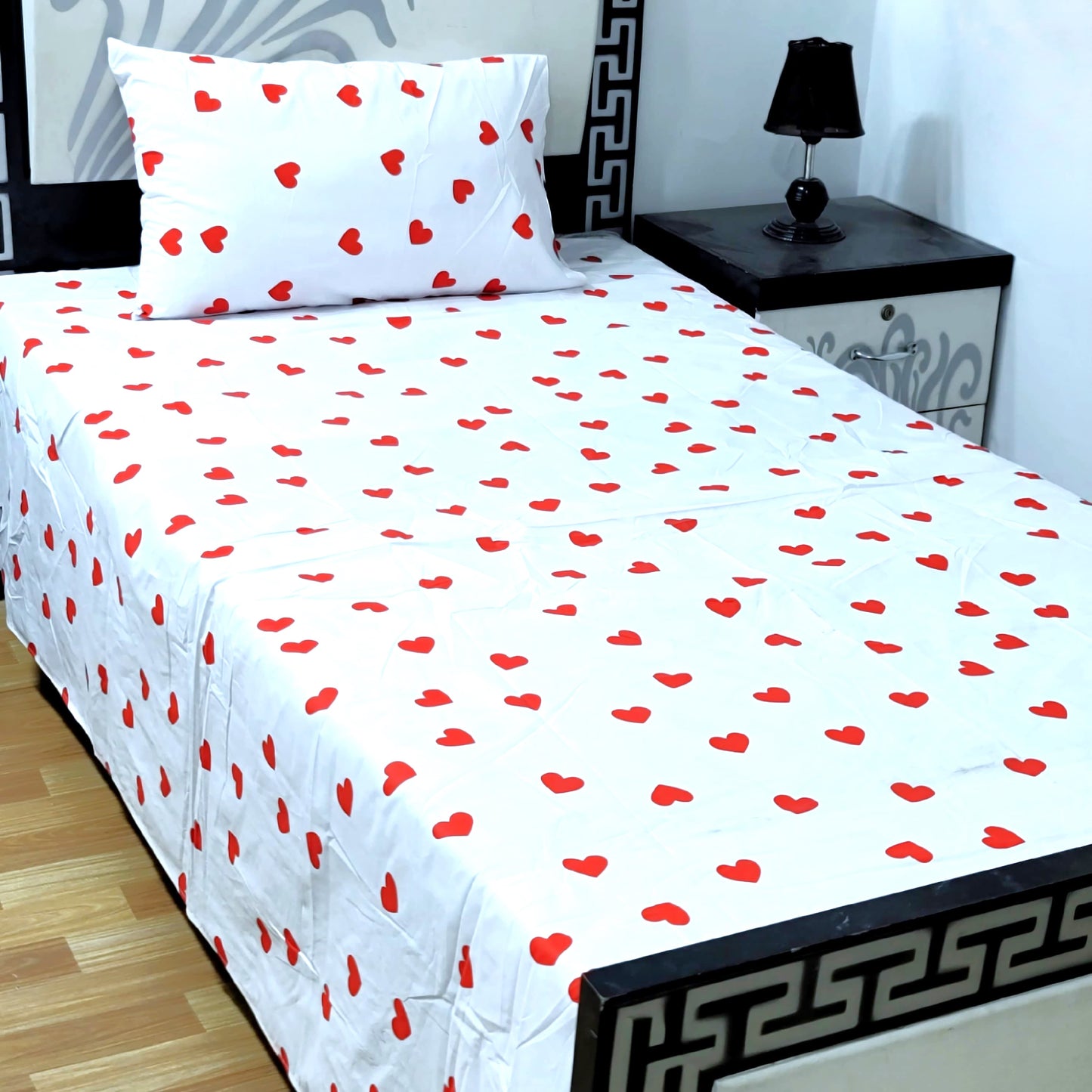4Pc Single Bed Sheet Set - E60
