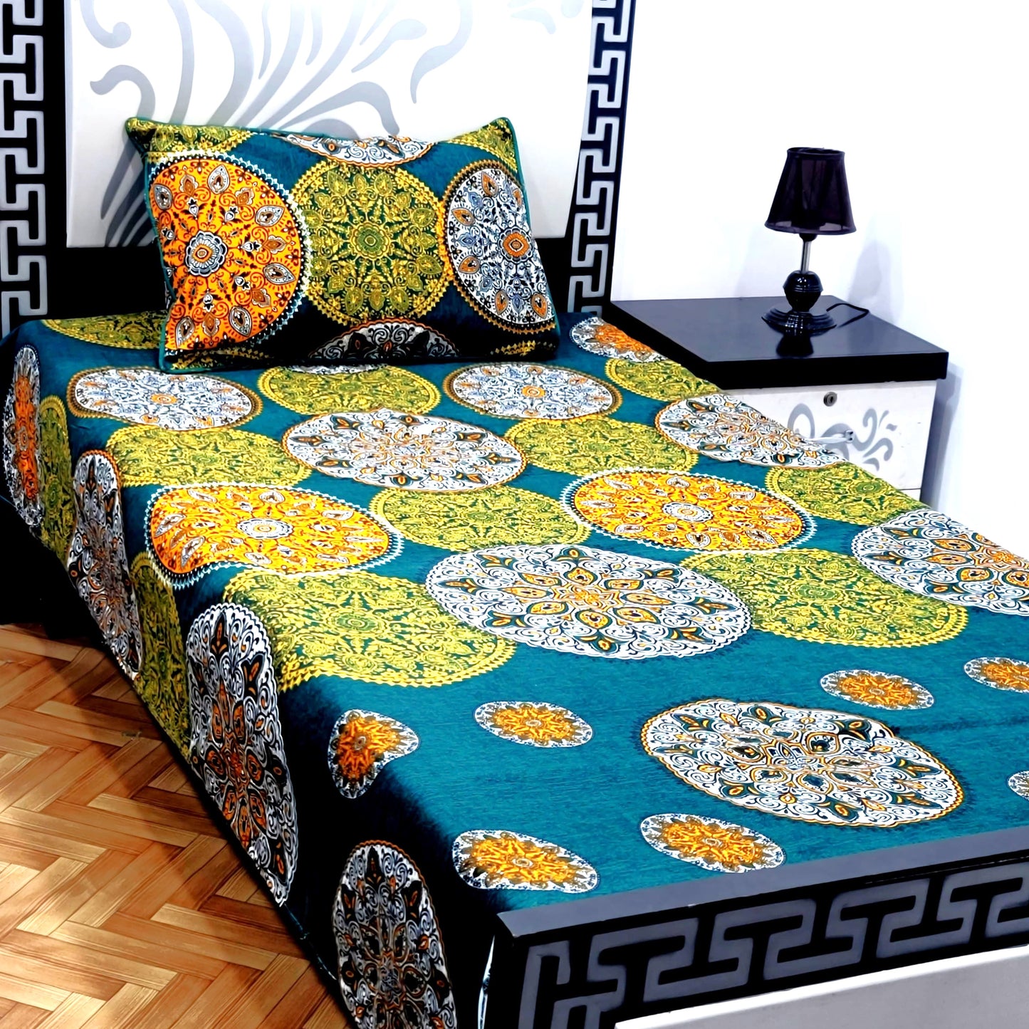 4Pc Single Bed Sheet Set - E83