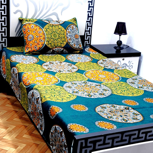 4Pc Single Bed Sheet Set - E83