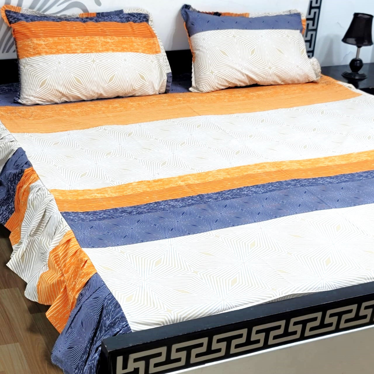 3-Piece Frill Bed sheet Set - F6