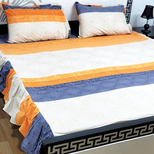 3-Piece Frill Bed sheet Set - F6