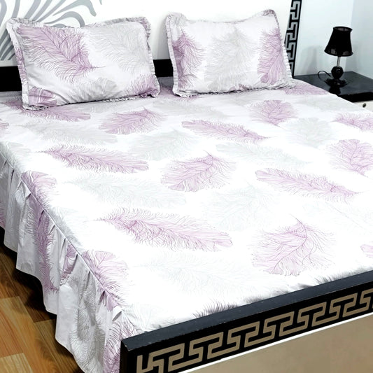 3-Piece Frill Bed sheet Set - F17