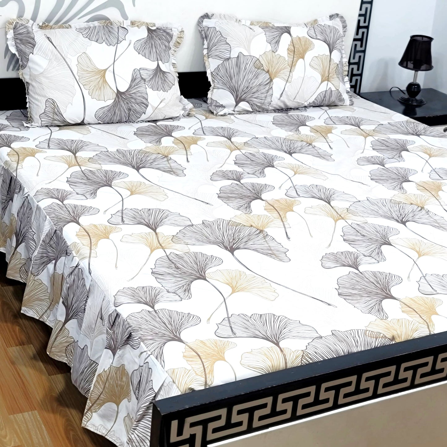 3-Piece Frill Bed sheet Set - F27