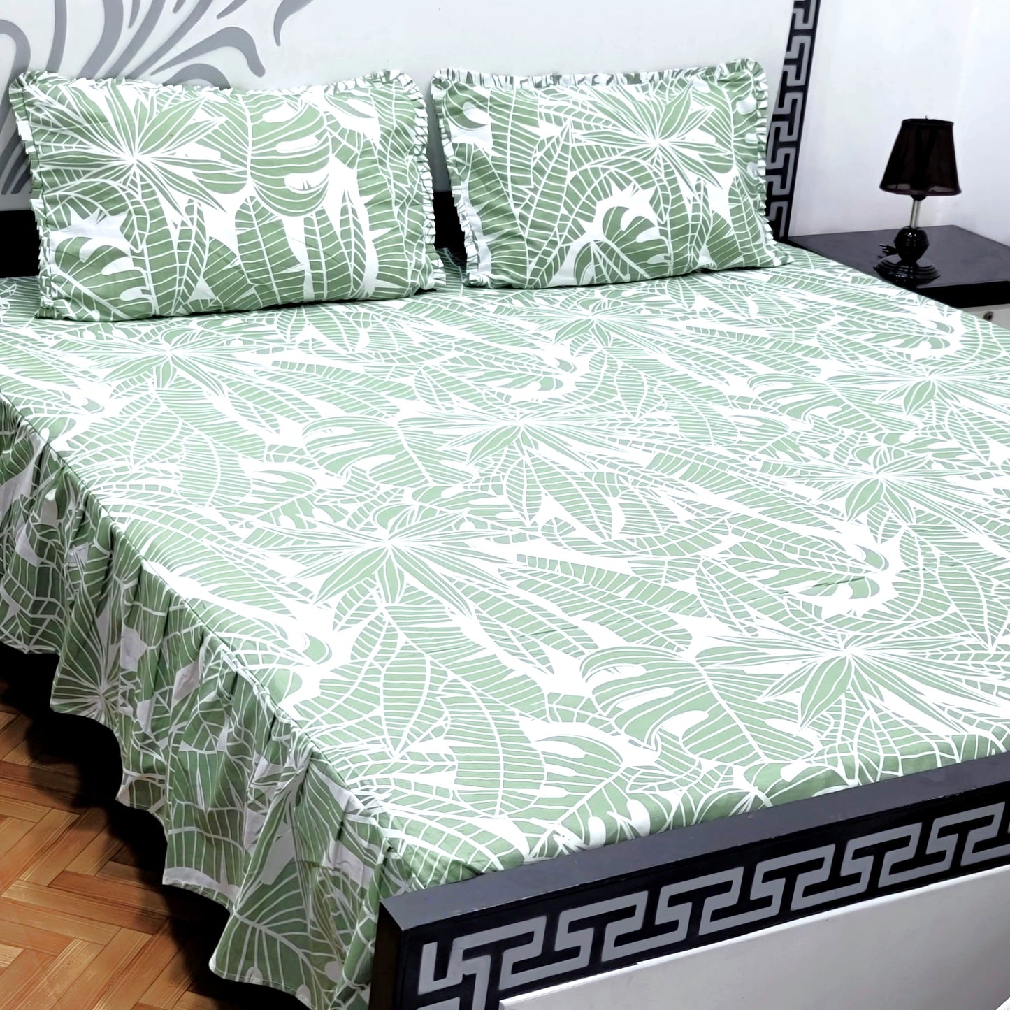 3-Piece Frill Bed sheet Set - F34