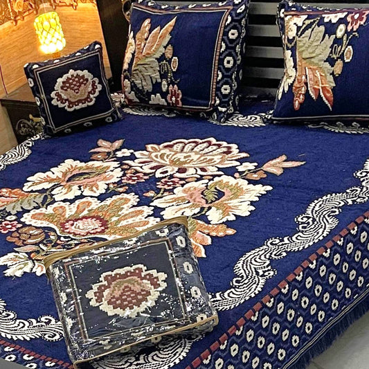4PC Luxury Velvet Bedsheet Set - D26