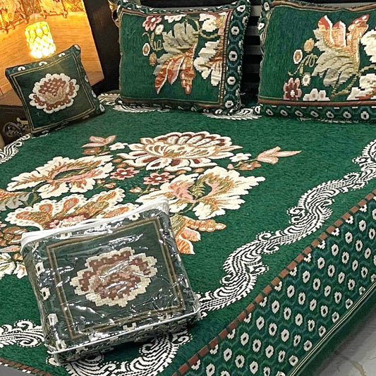 4PC Luxury Velvet Bedsheet Set - D29