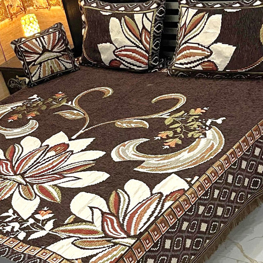 4PC Luxury Velvet Bedsheet Set - D34