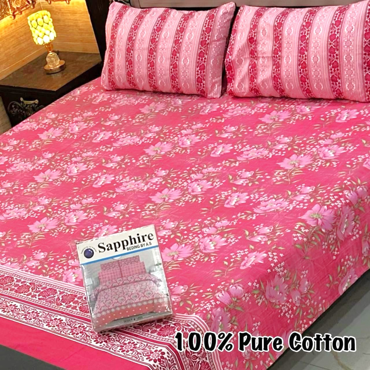 3PC Soft Cotton Bedsheet - C21
