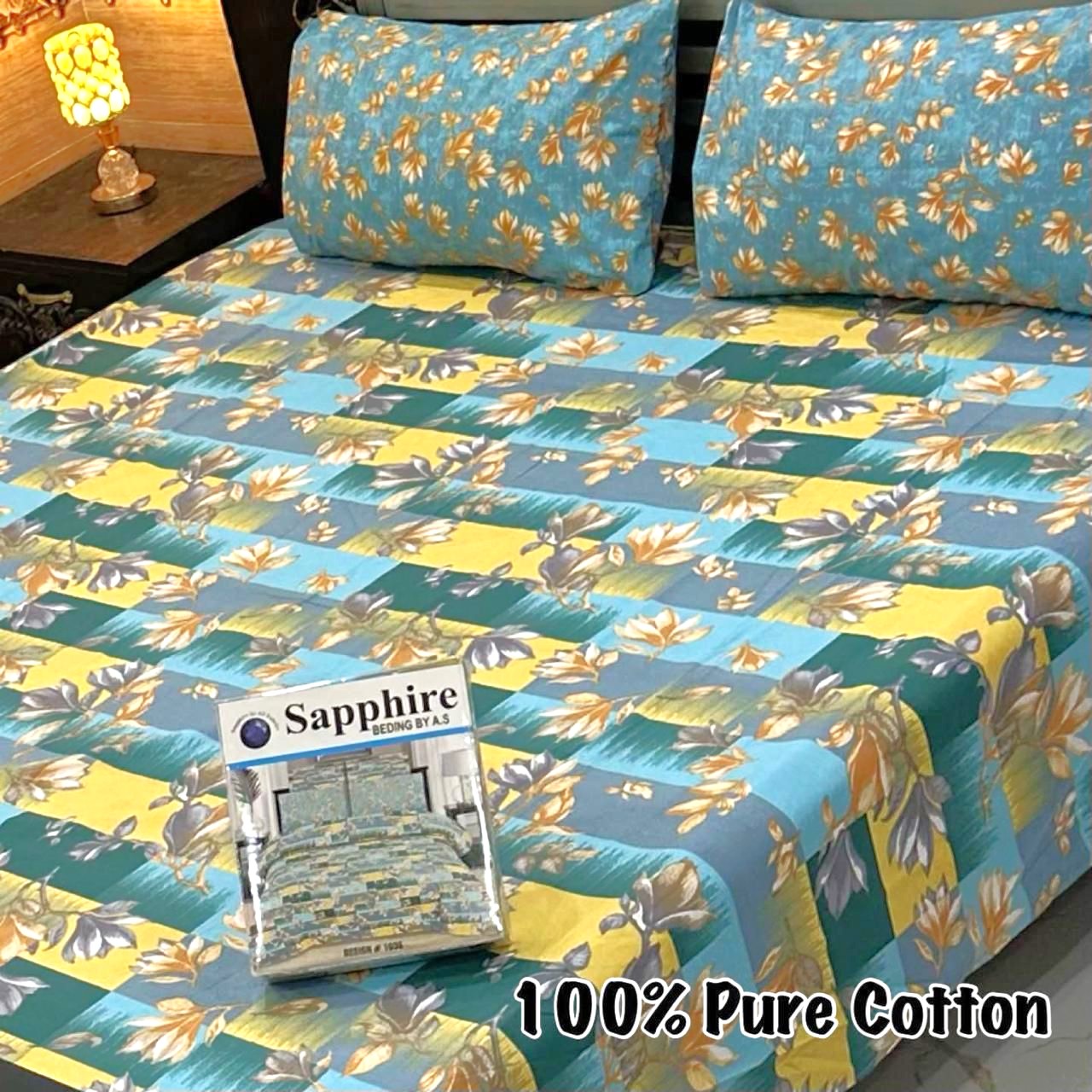 3PC Soft Cotton Bedsheet - C11