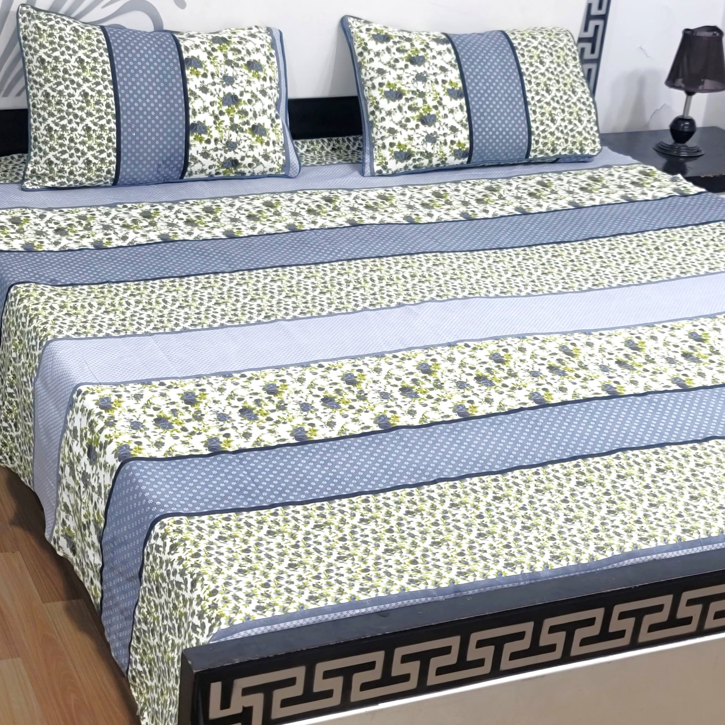 3-Piece Crystal Cotton Bedsheet Set - B50