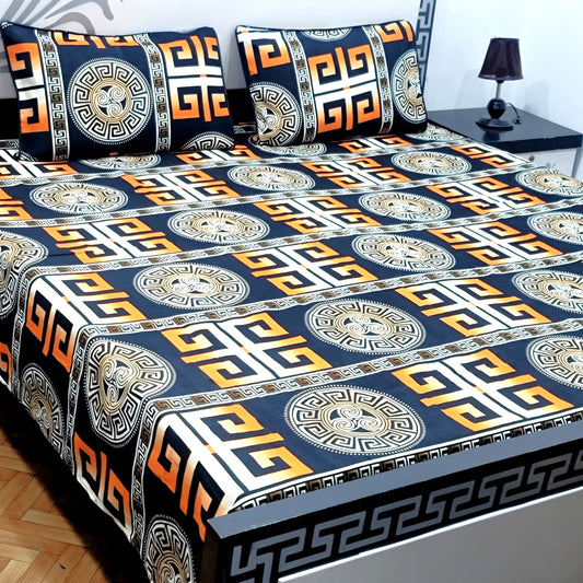 3-Piece Crystal Cotton Bedsheet Set - B52