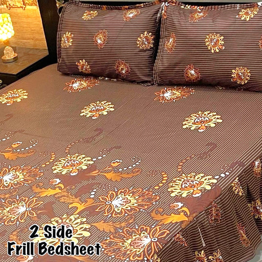 3-Piece Frill Bed sheet Set - F57