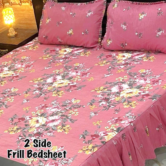 3-Piece Frill Bed sheet Set - F58