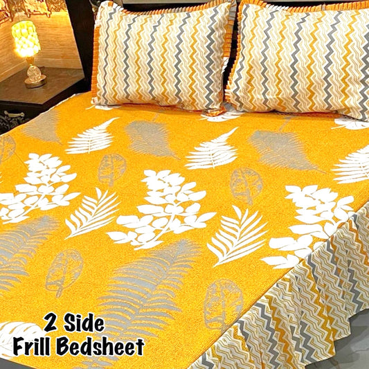 3-Piece Frill Bed sheet Set - F60