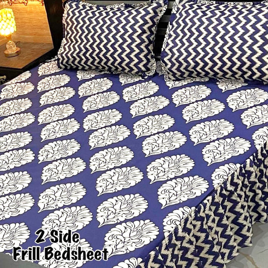 3-Piece Frill Bed sheet Set - F69