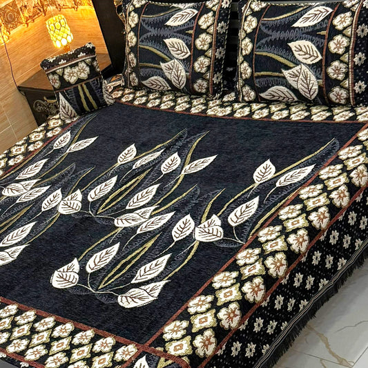 4PC Luxury Velvet Bedsheet Set - D40