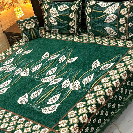4PC Luxury Velvet Bedsheet Set - D44