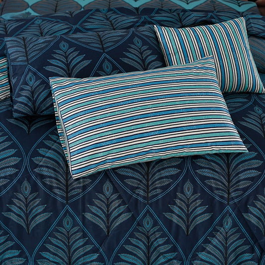 100% Pure Cotton 7 Piece Comforter Set - L10