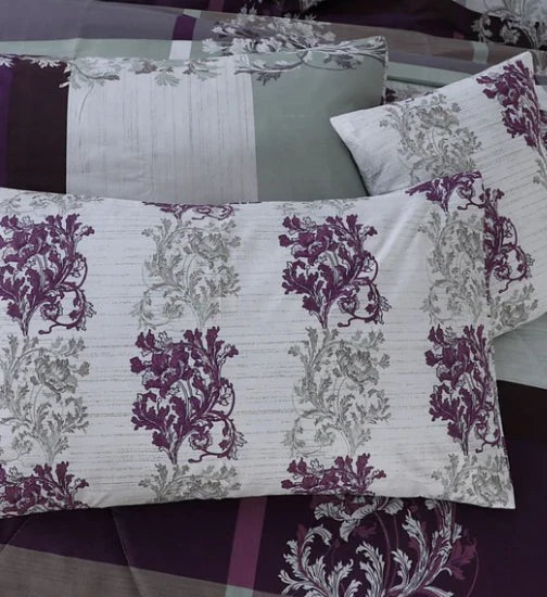 100% Pure Cotton 7 Piece Comforter Set - L13