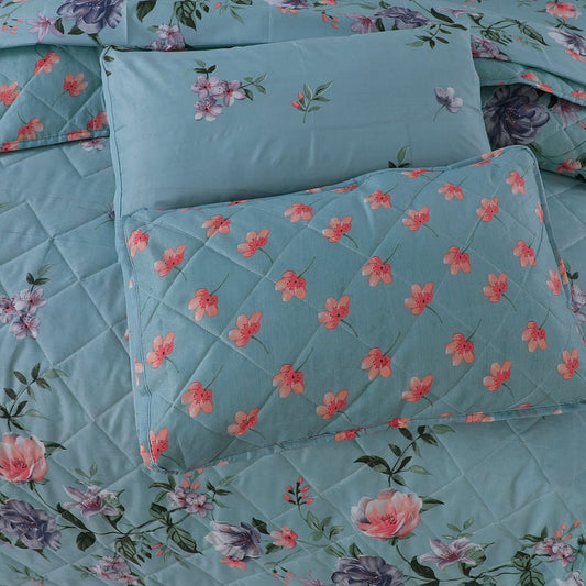 100% Pure Cotton 7 Piece Comforter Set - L12