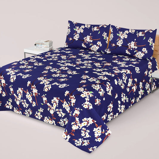 3PC Soft Cotton Bedsheet - C56
