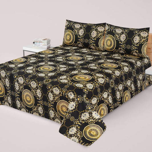 3PC Soft Cotton Bedsheet - C55