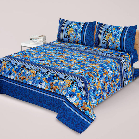 3PC Soft Cotton Bedsheet - C53