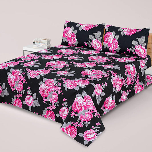 3PC Soft Cotton Bedsheet - C51