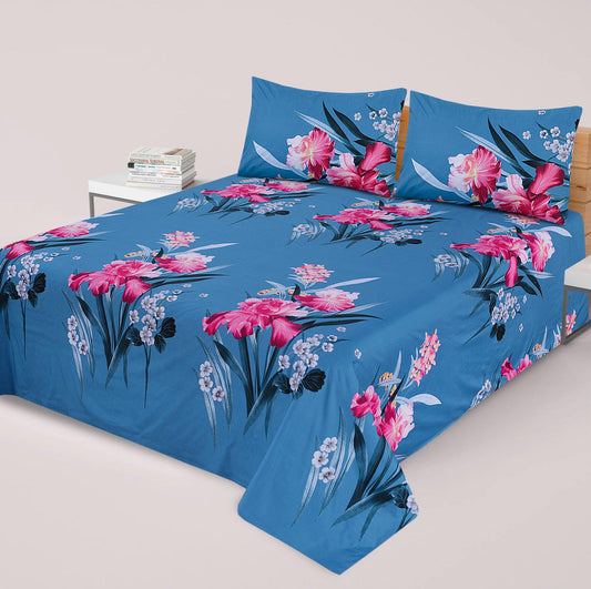 3PC Soft Cotton Bedsheet - C48