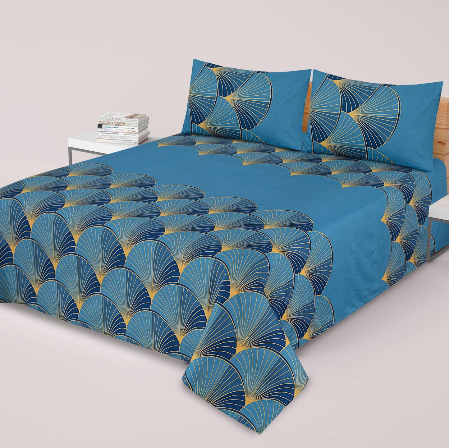 3PC Soft Cotton Bedsheet - C47