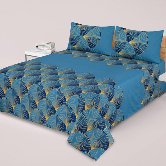3PC Soft Cotton Bedsheet - C47