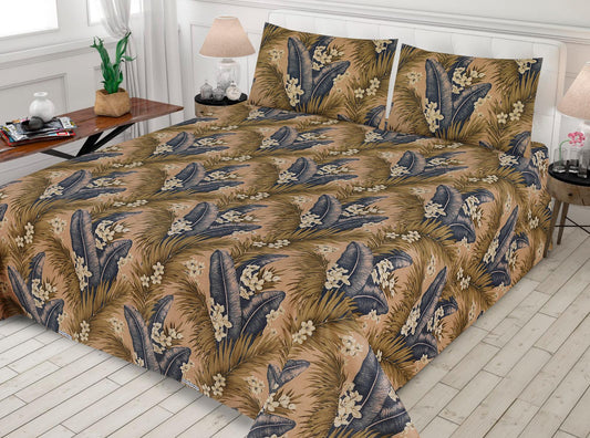 3PC Soft Cotton Bedsheet - C44