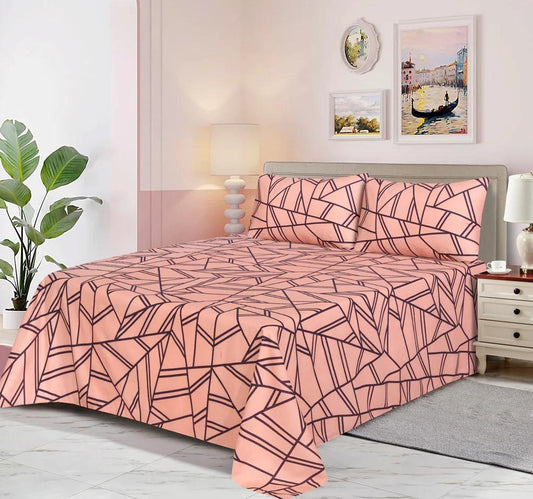 3PC Soft Cotton Bedsheet - C39