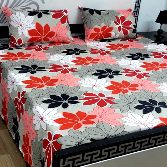3-Piece Crystal Cotton Bedsheet Set - B64