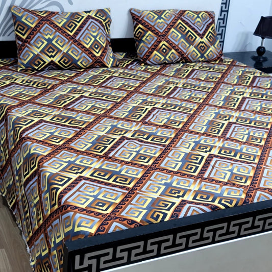 3-Piece Crystal Cotton Bedsheet Set - B72