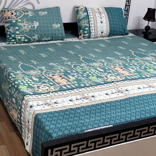3-Piece Crystal Cotton Bedsheet Set - B77