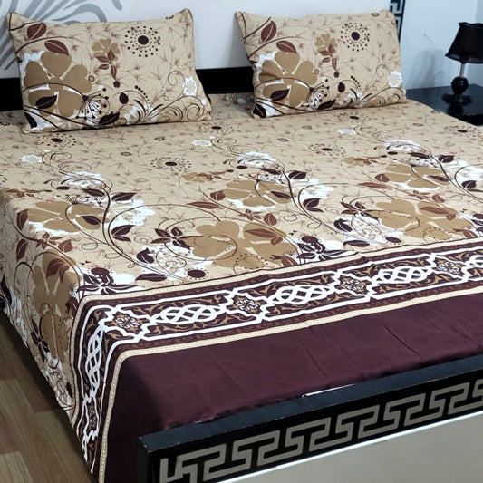 3-Piece Crystal Cotton Bedsheet Set - B80